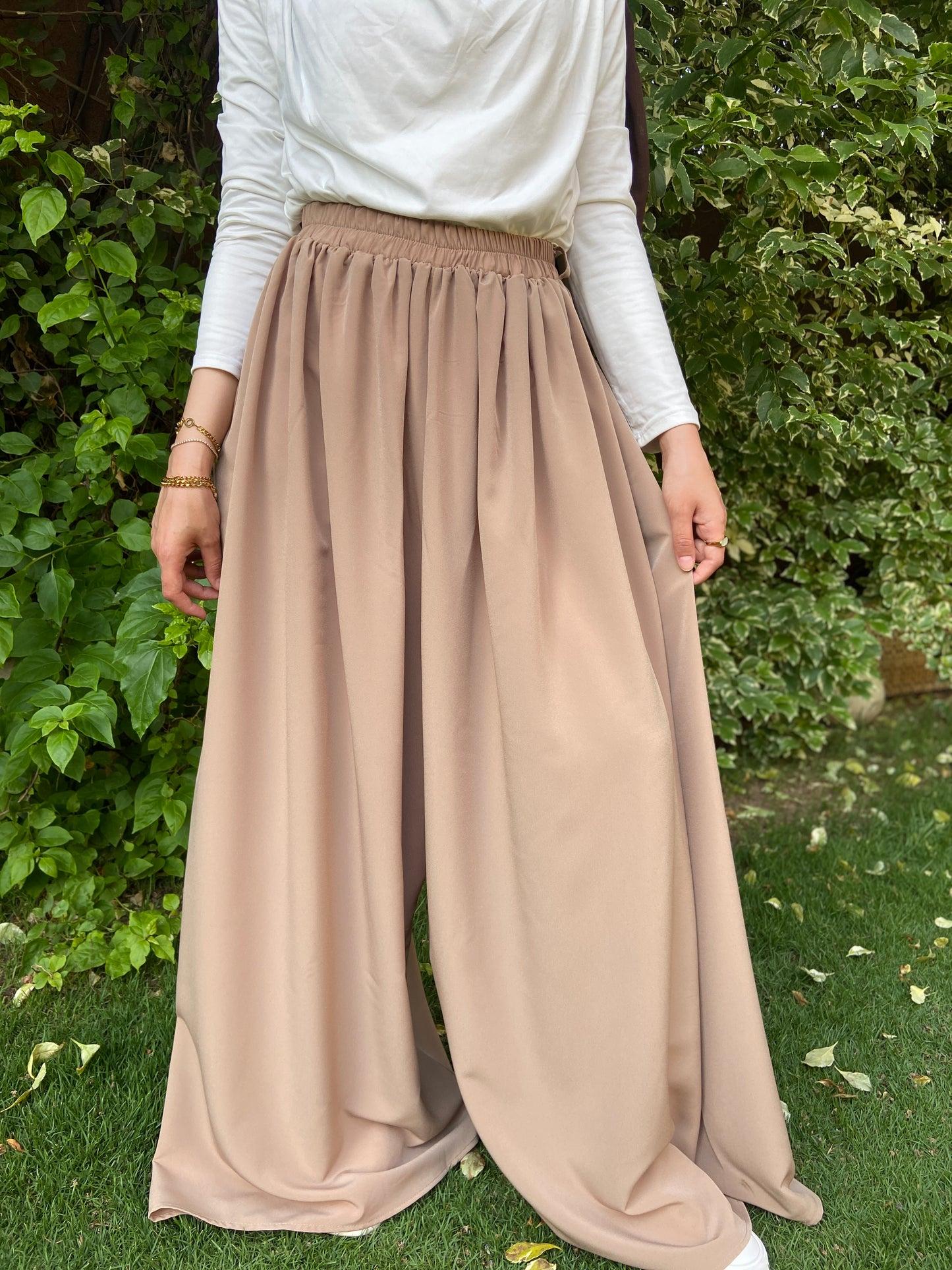 Dark Beige Jup Pants