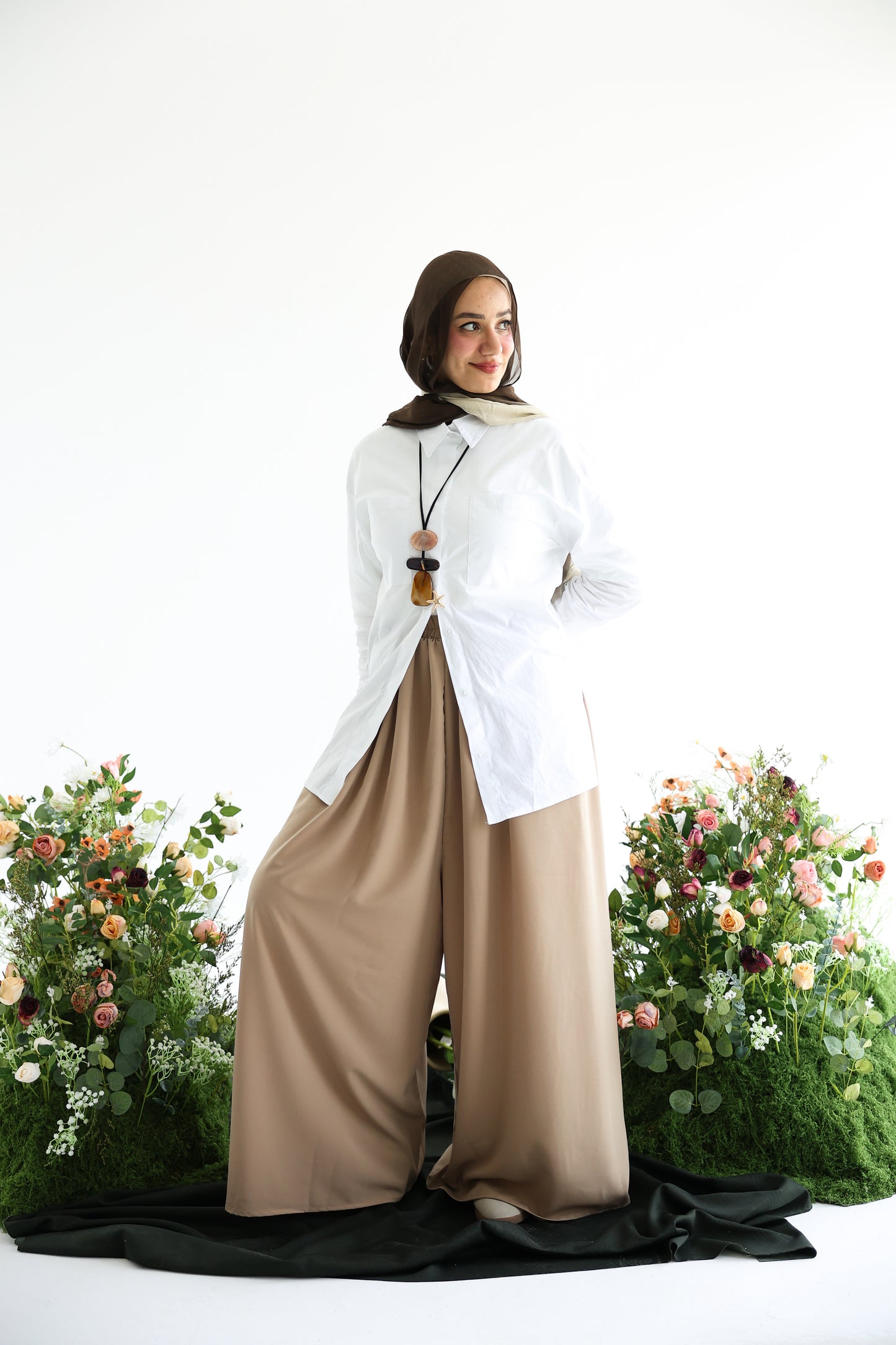 Beige Jup Pants(dark)