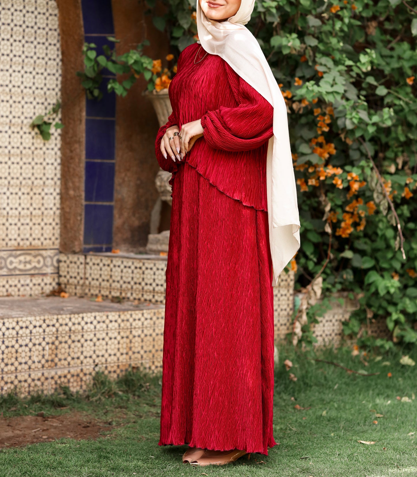 Burgundy set