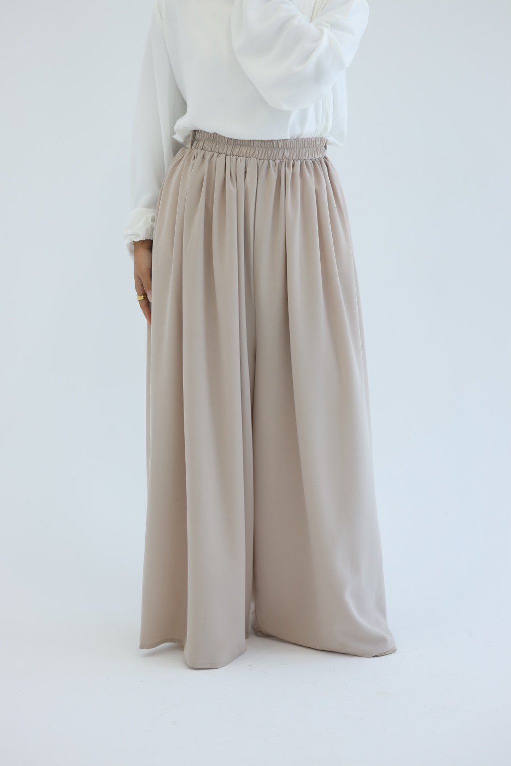 Beige Jup Pants