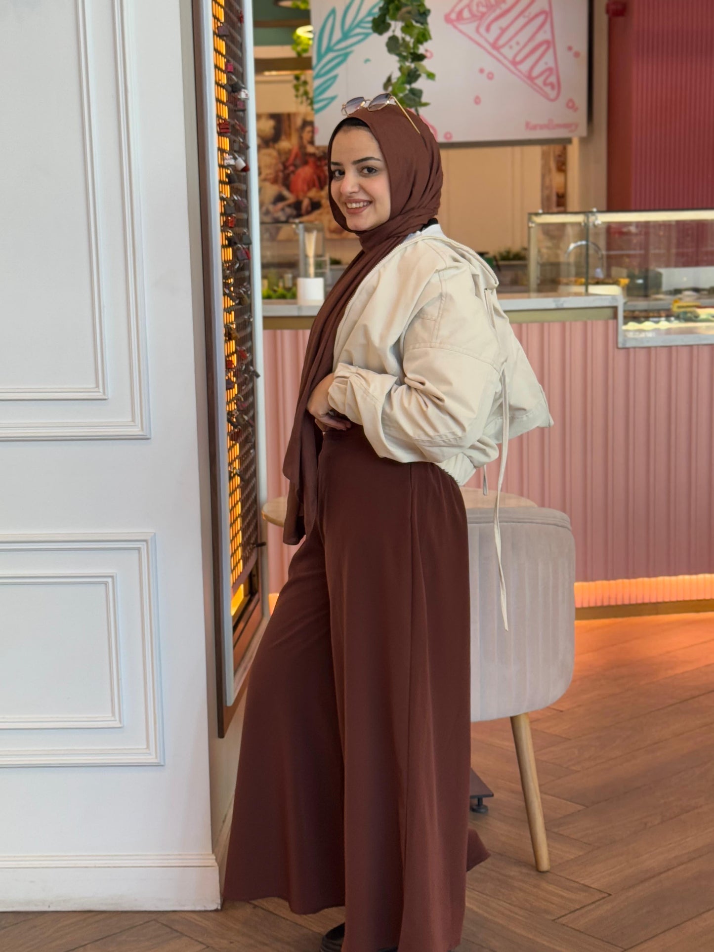 Brown Wide-leg