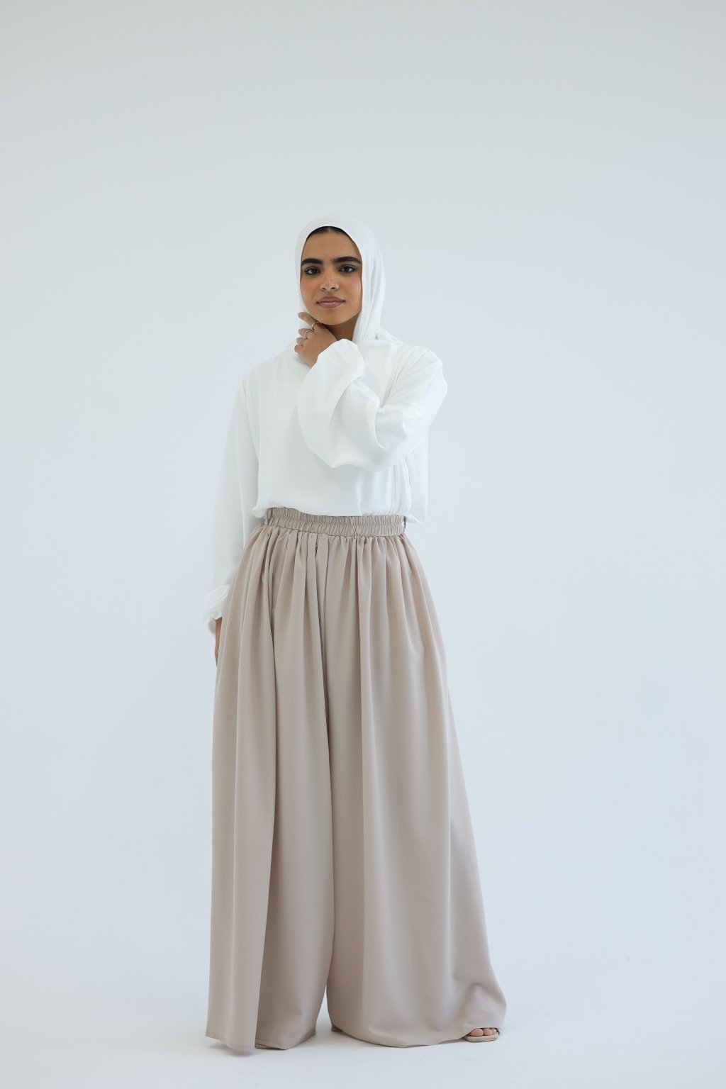 Beige Jup Pants