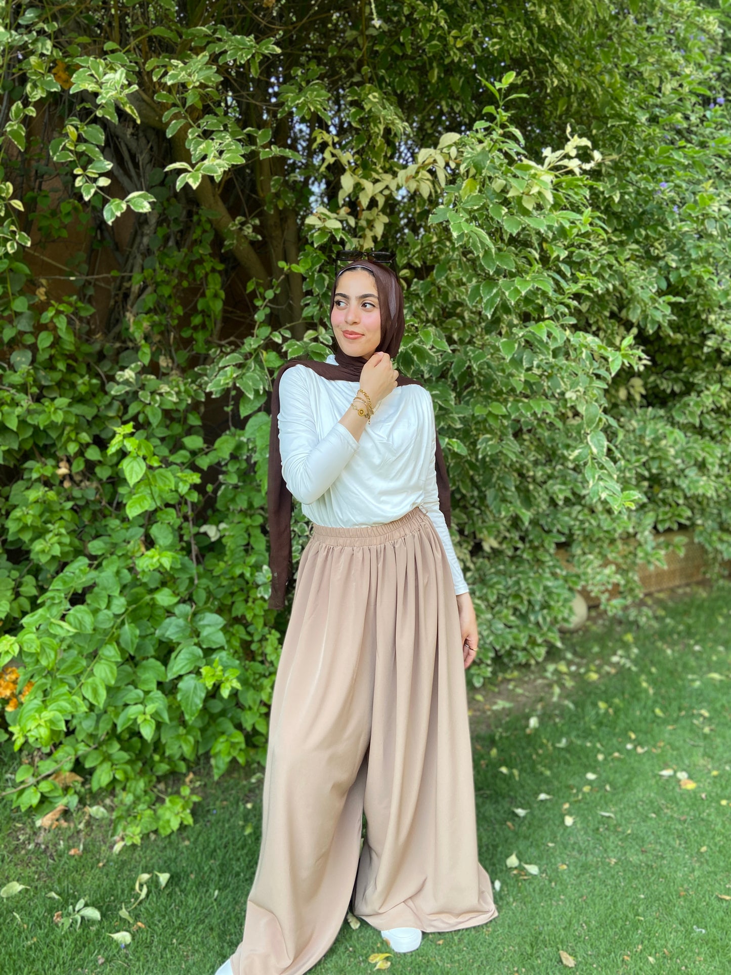 Dark Beige Jup Pants