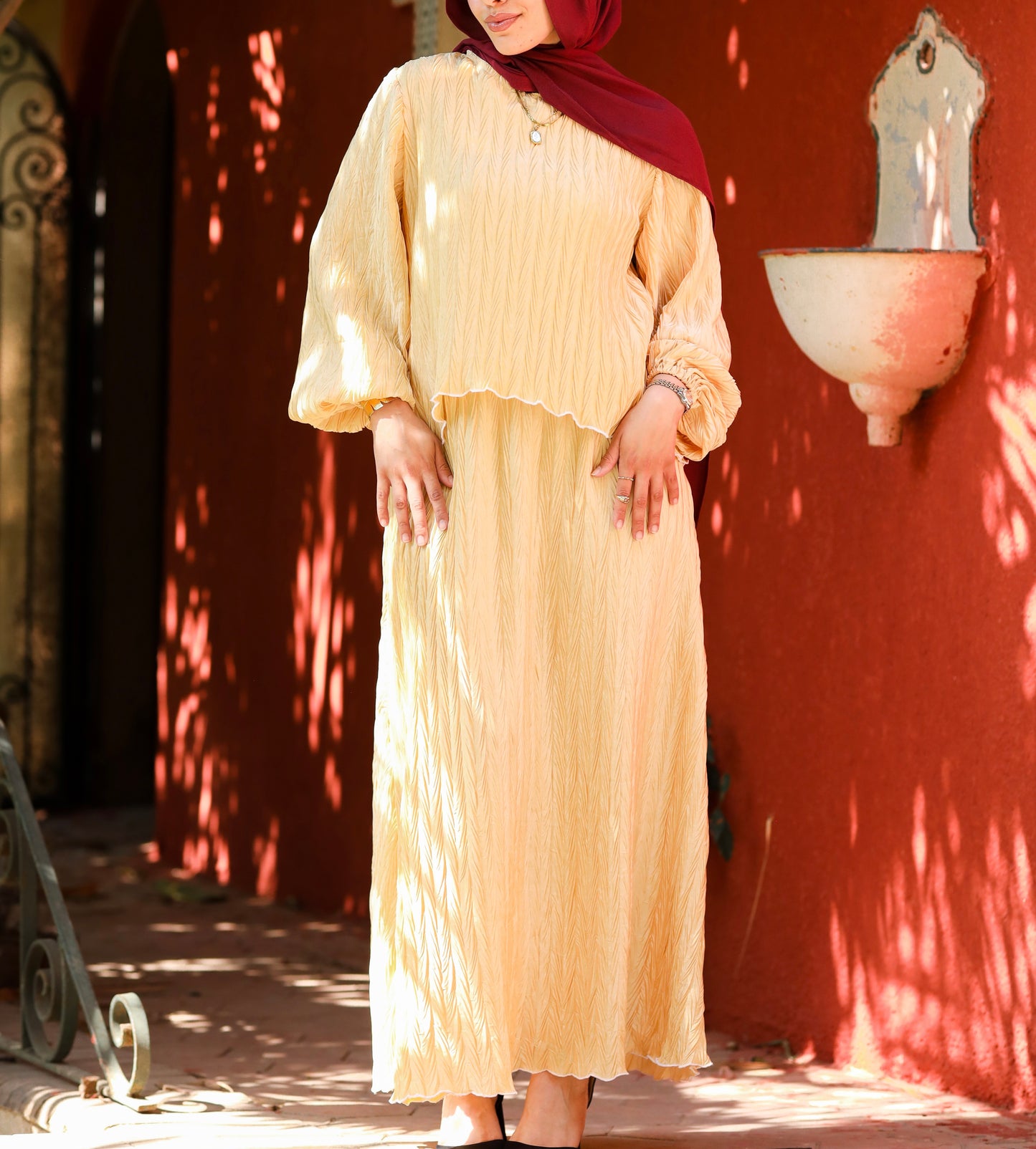 Butter yellow set