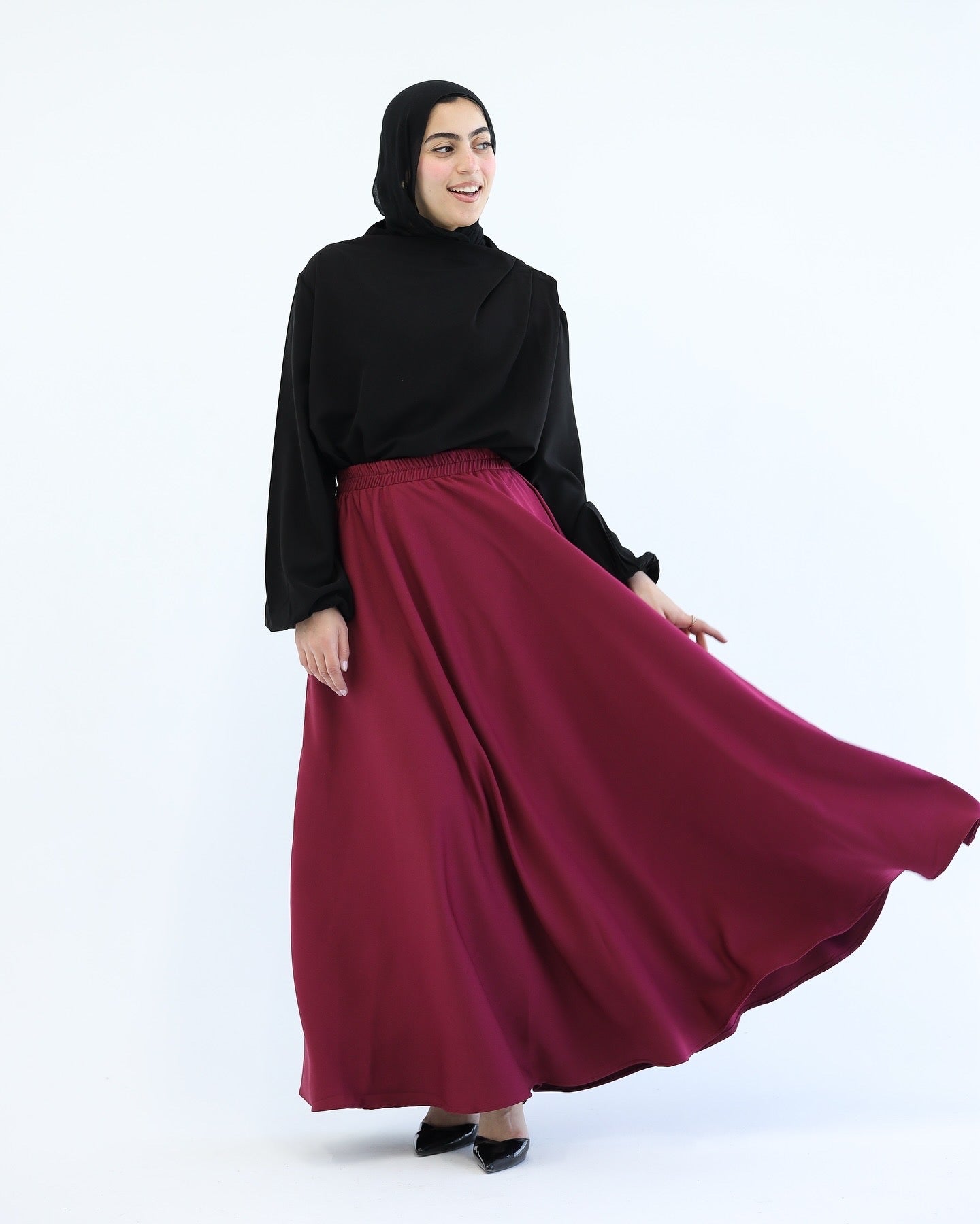 Burgundy Prinses Skirt