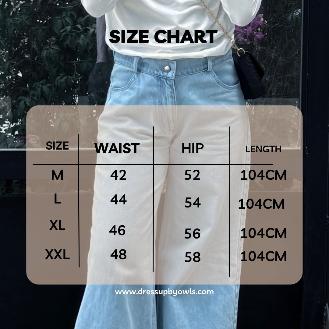 Wide leg Denim