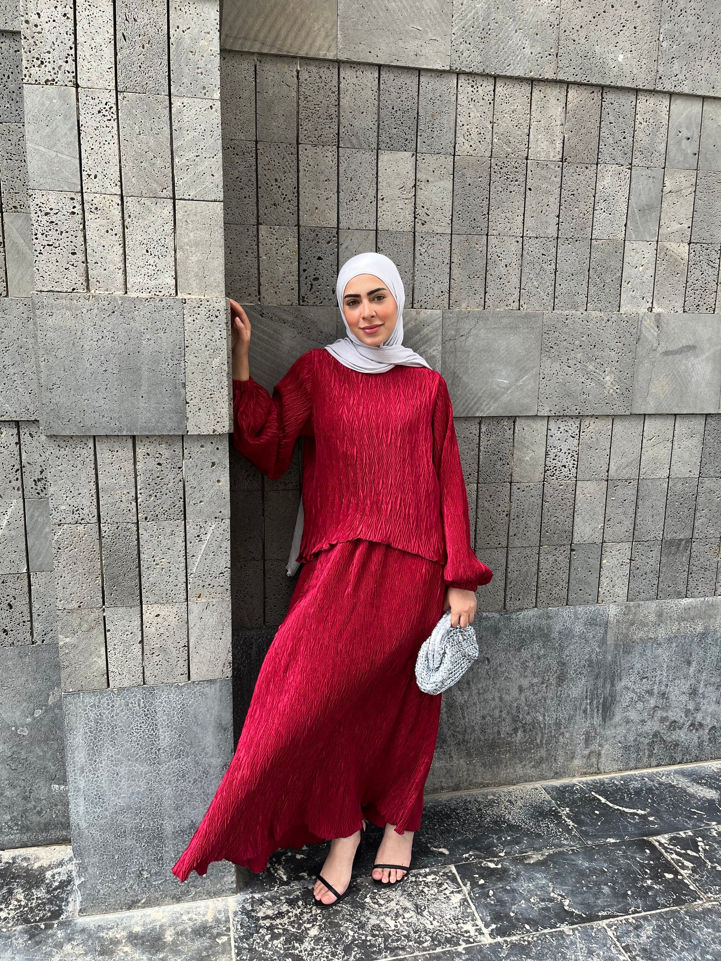 Burgundy set