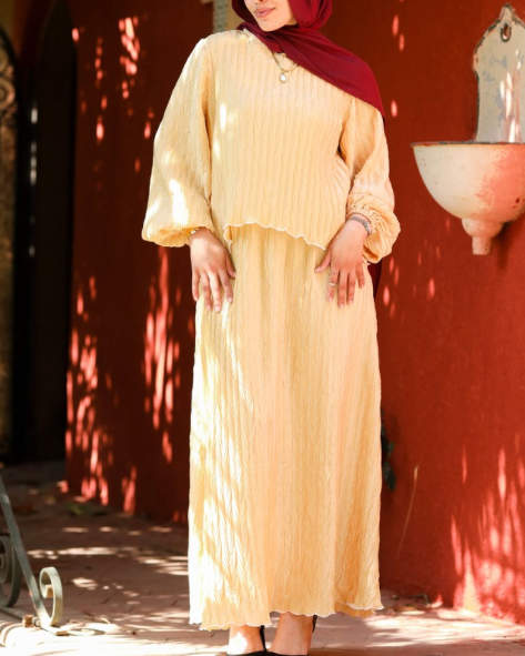 Butter yellow set