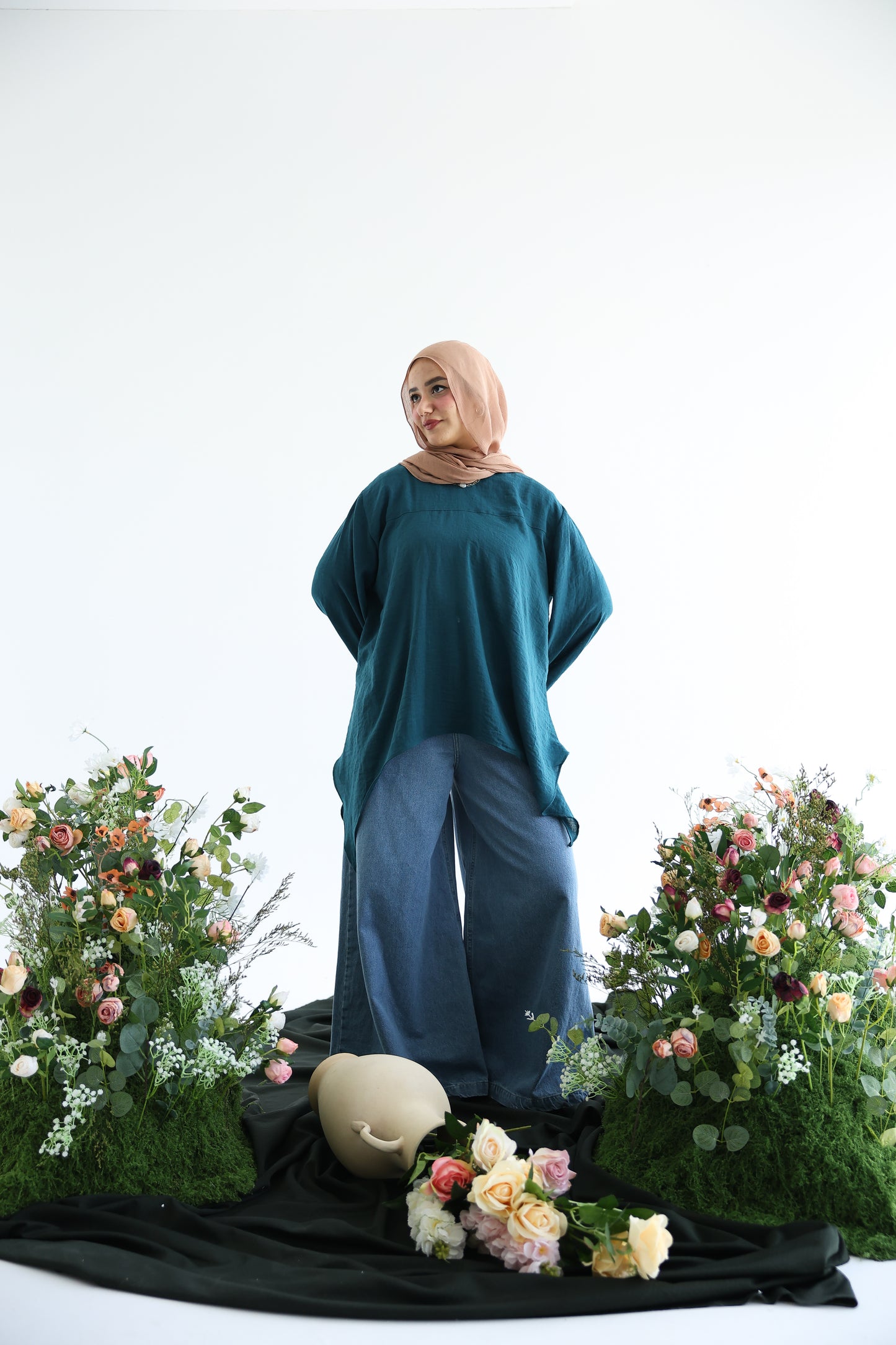 Blouse ( navy blue)