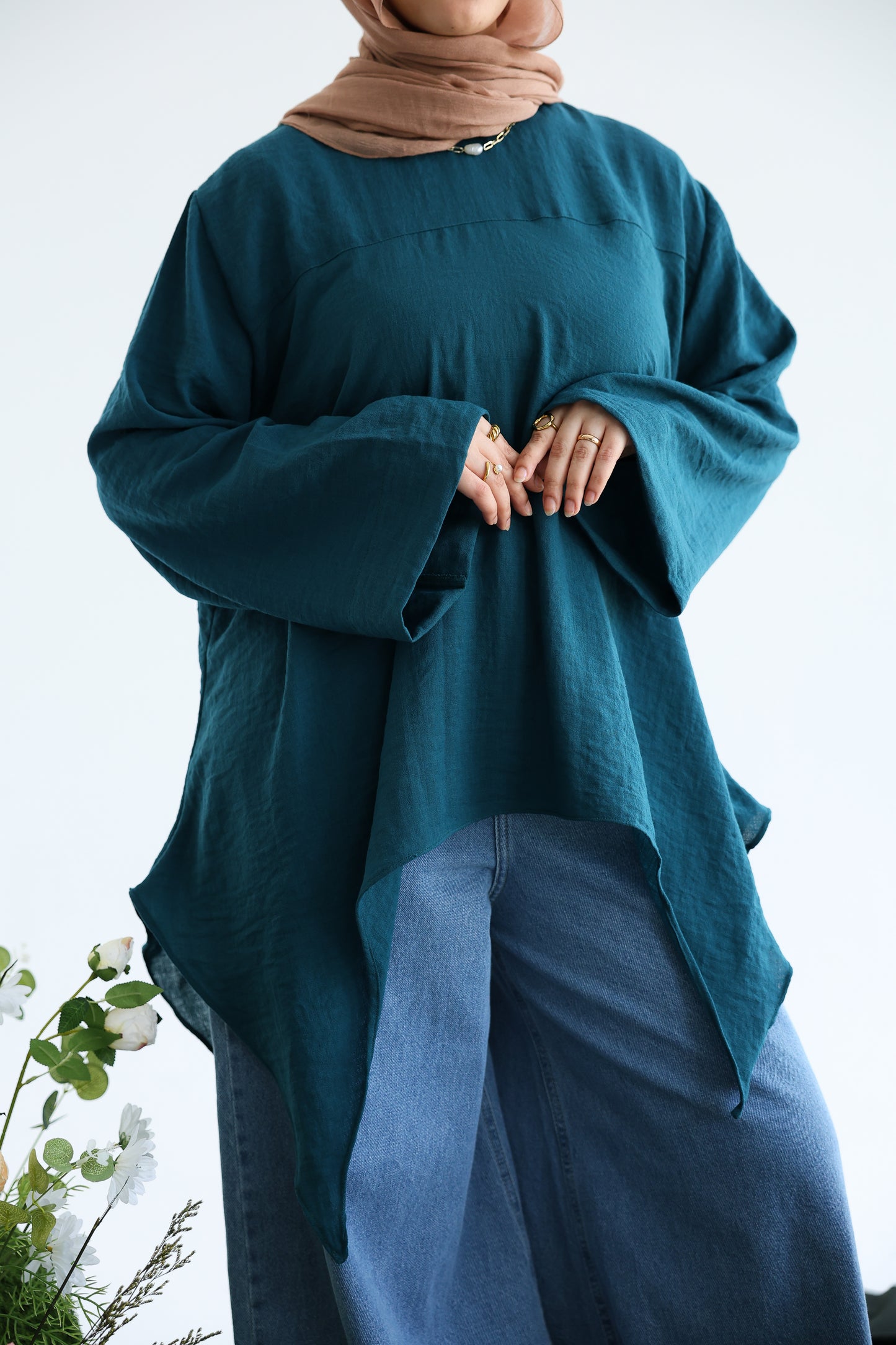 Blouse ( navy blue)