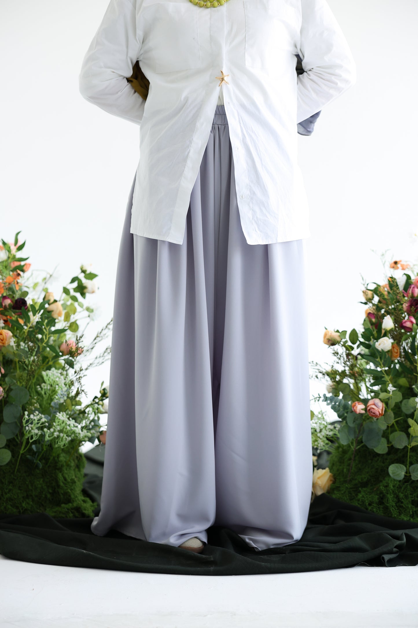 Gray Jup Pants