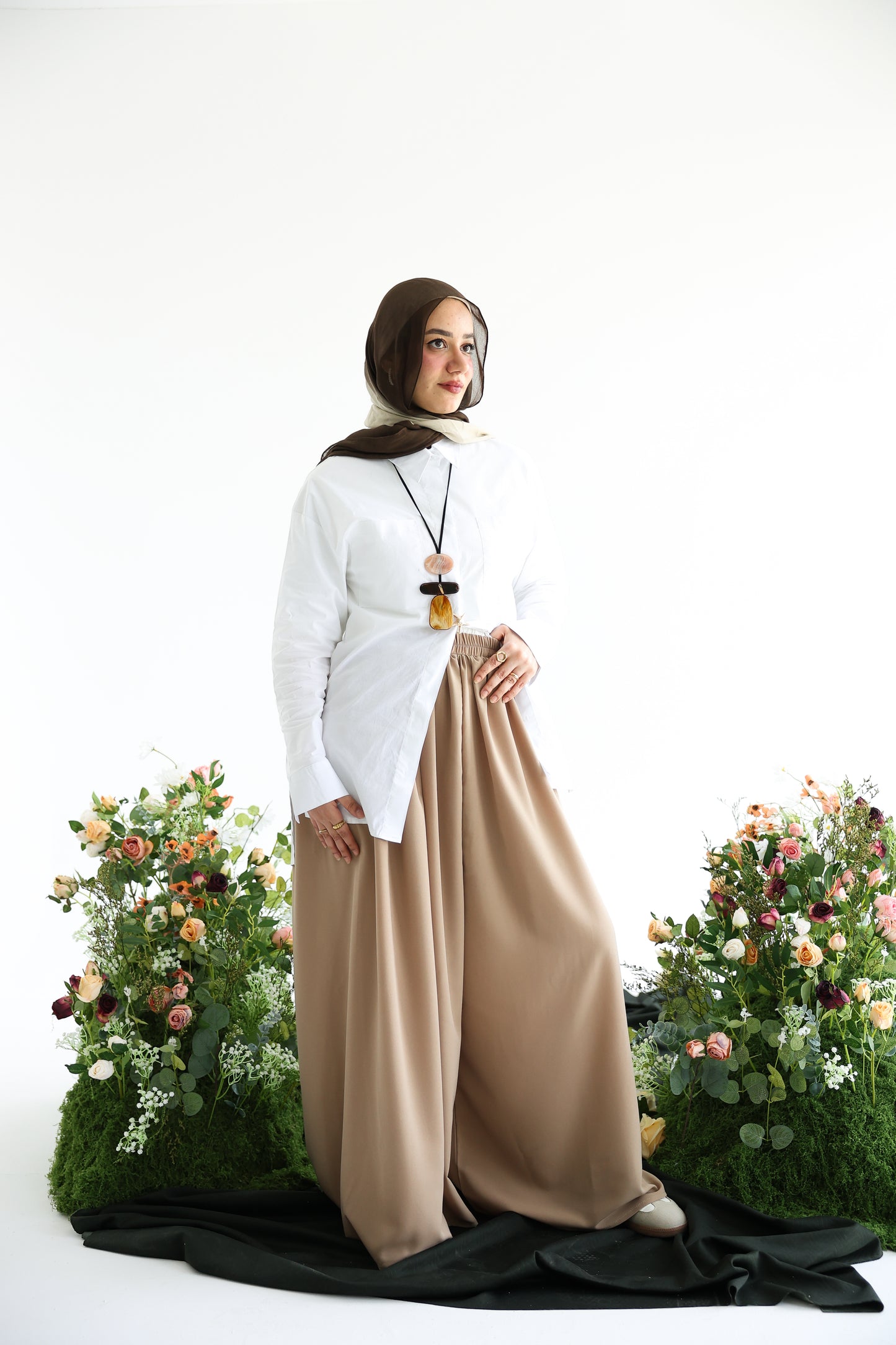 Beige Jup Pants(dark)