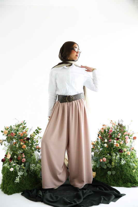 Beige Jup Pants