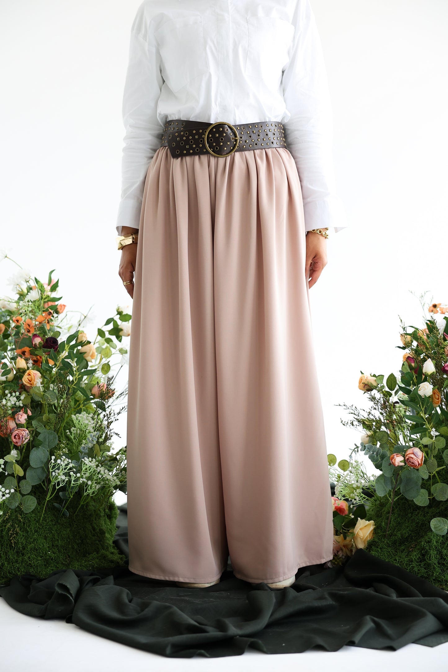 Beige Jup Pants