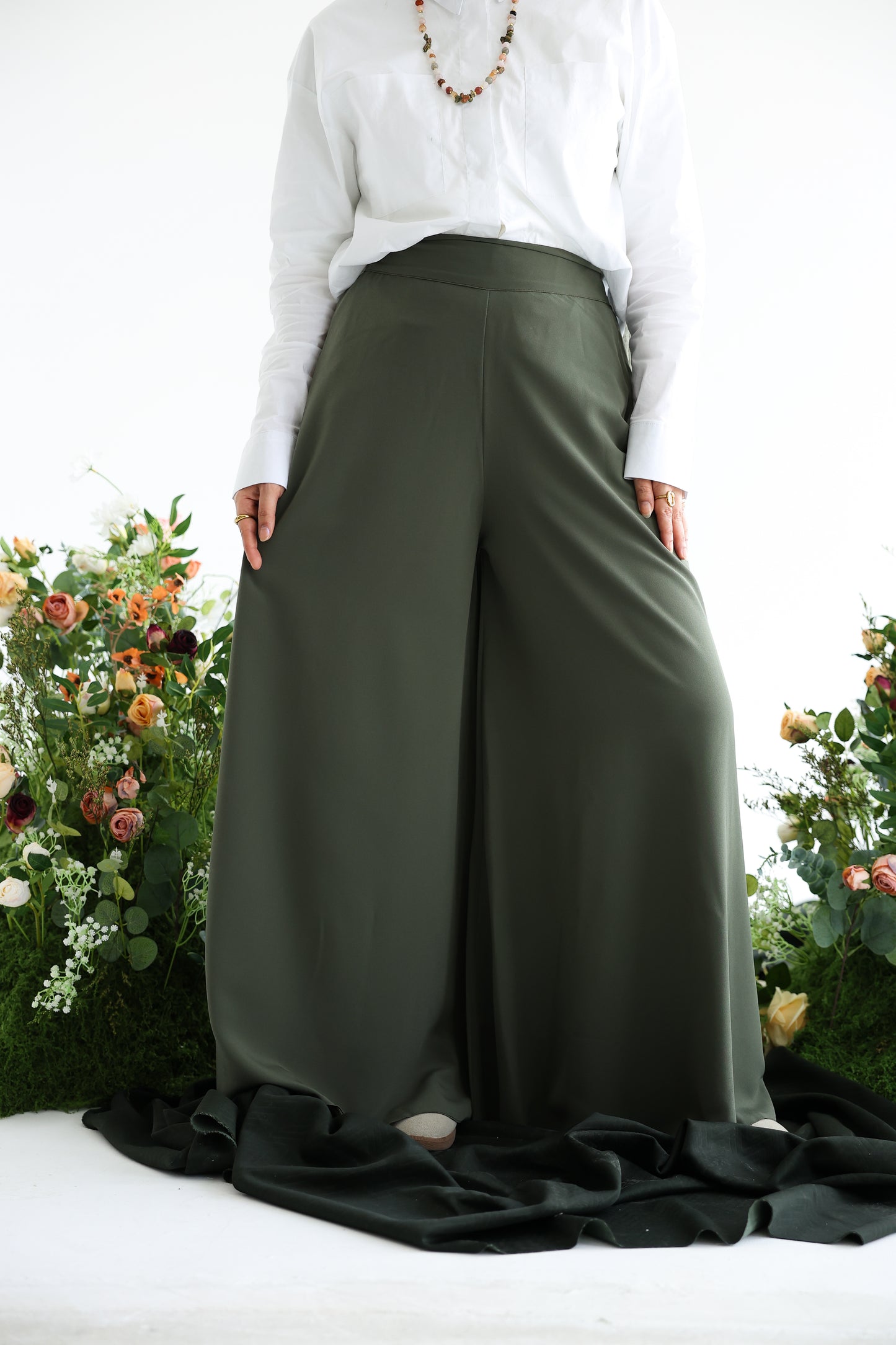 Olive Wide-leg