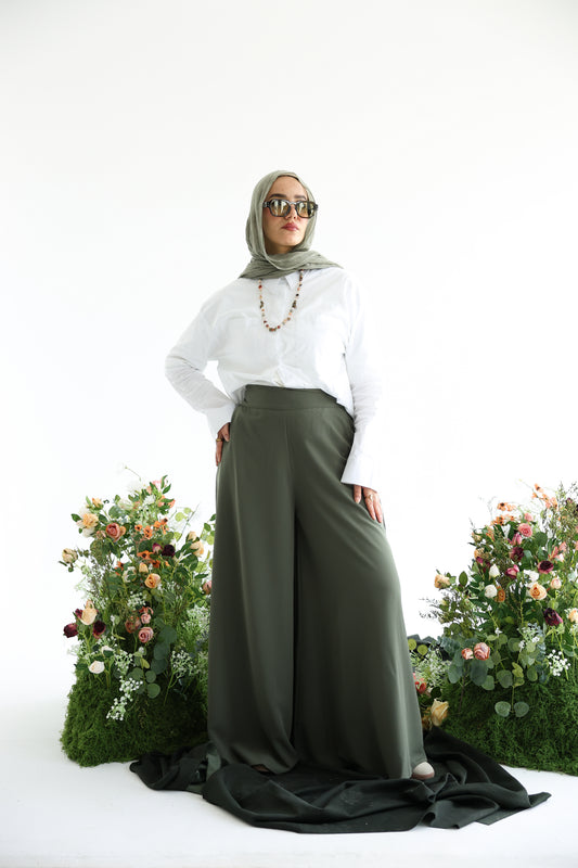 Olive Wide-leg