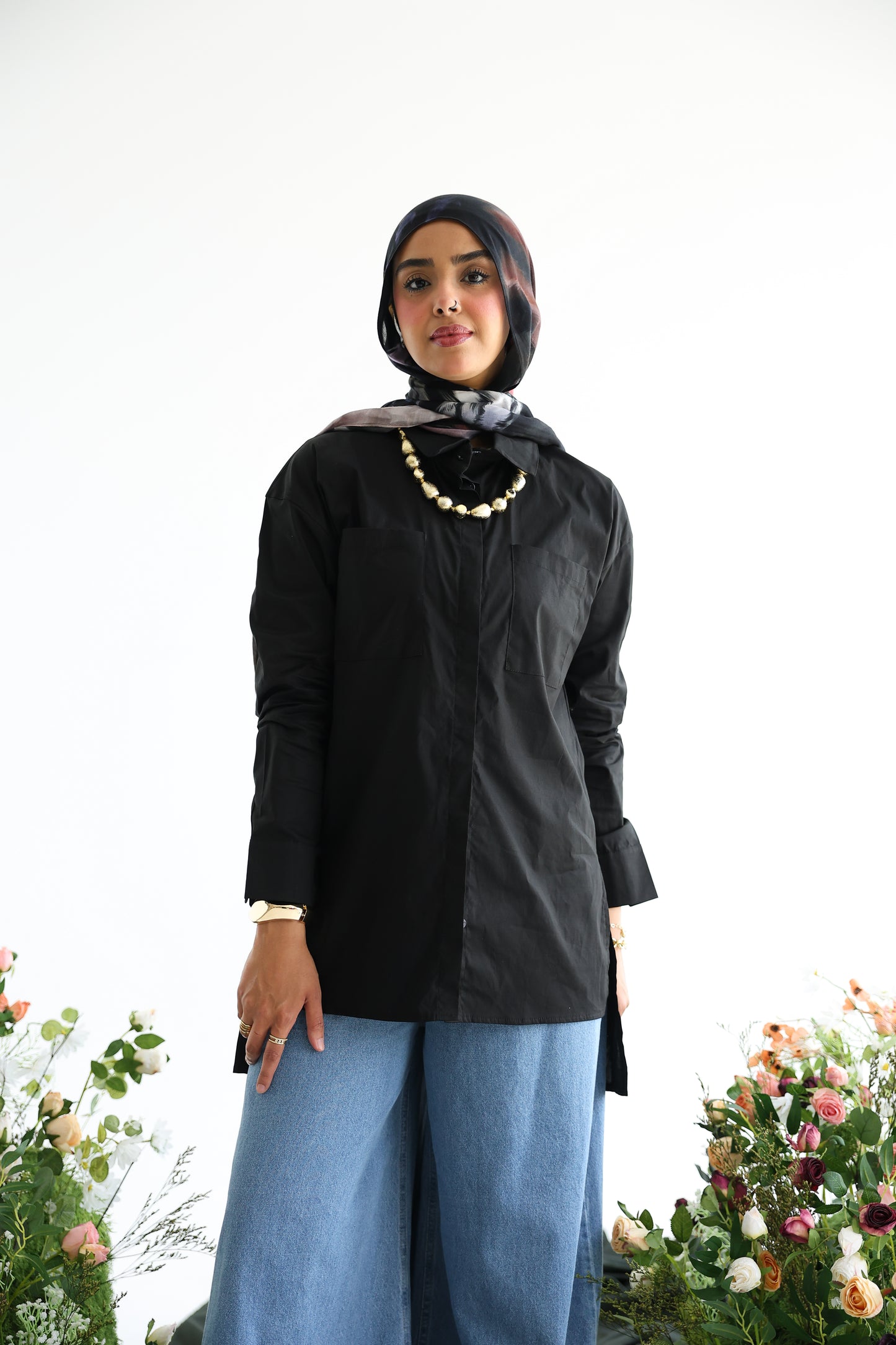 Poplin Shirt (black)