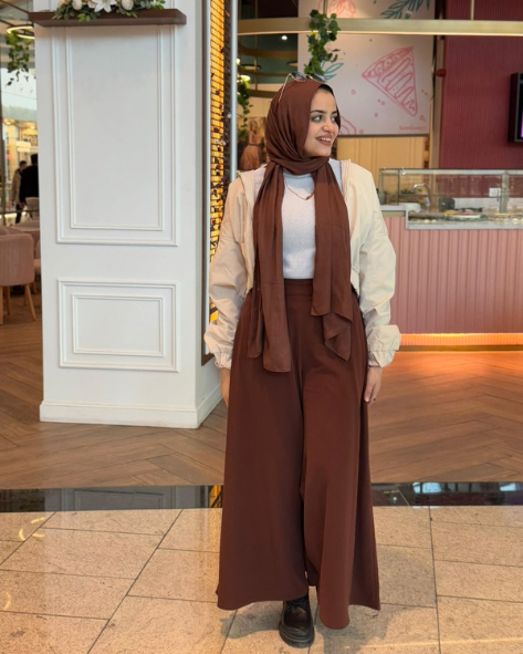 Brown Wide-leg