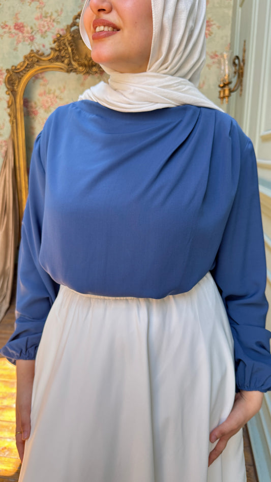 Navy blue Sandra blouse