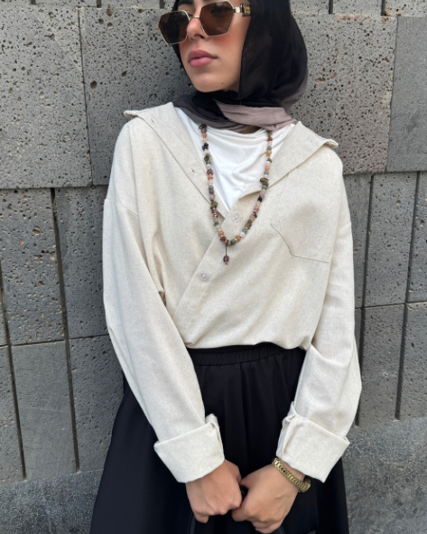 Beige Nura Shirt