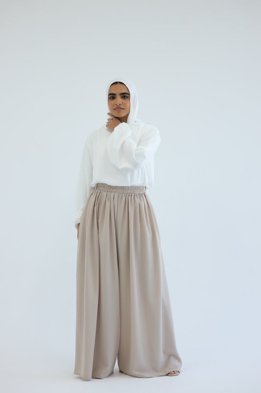 Beige Jup Pants