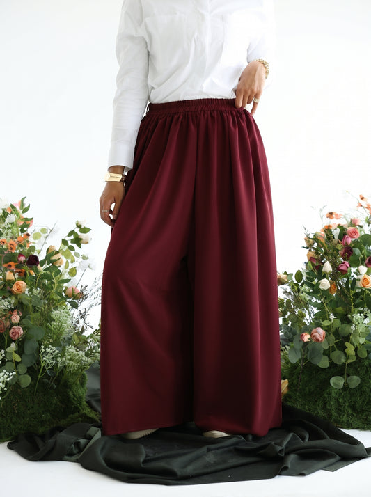 Burgundy Jup Pants