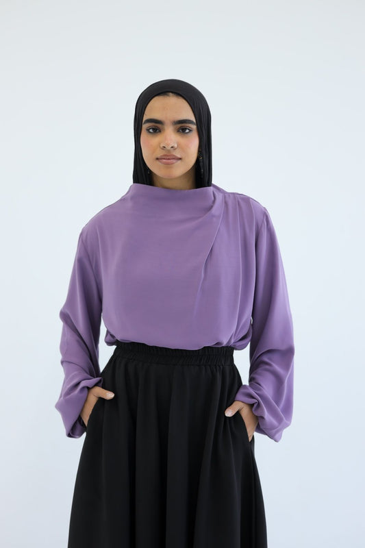Purple Sandra blouse