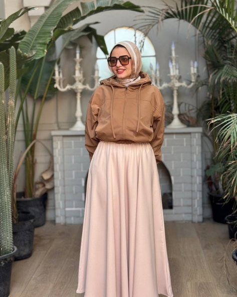 Dark Beige Prinses Skirt
