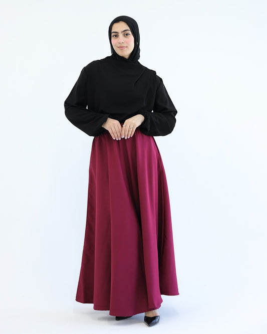 Burgundy Prinses Skirt
