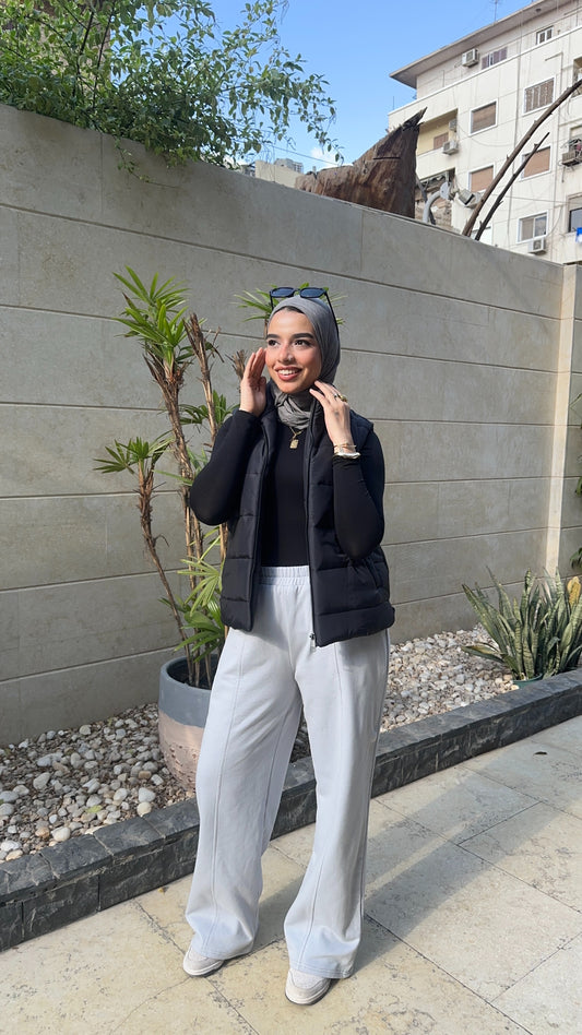 Cozy wide leg ( Gery)