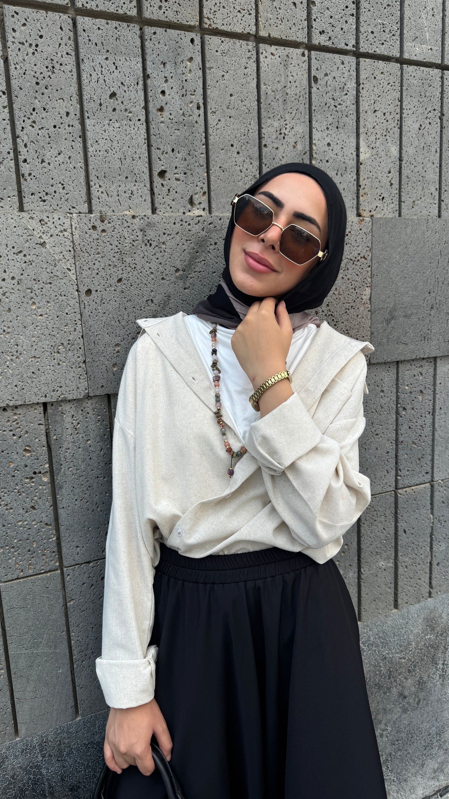 Beige Nura Shirt