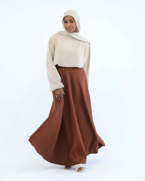 Brown Prinses Skirt