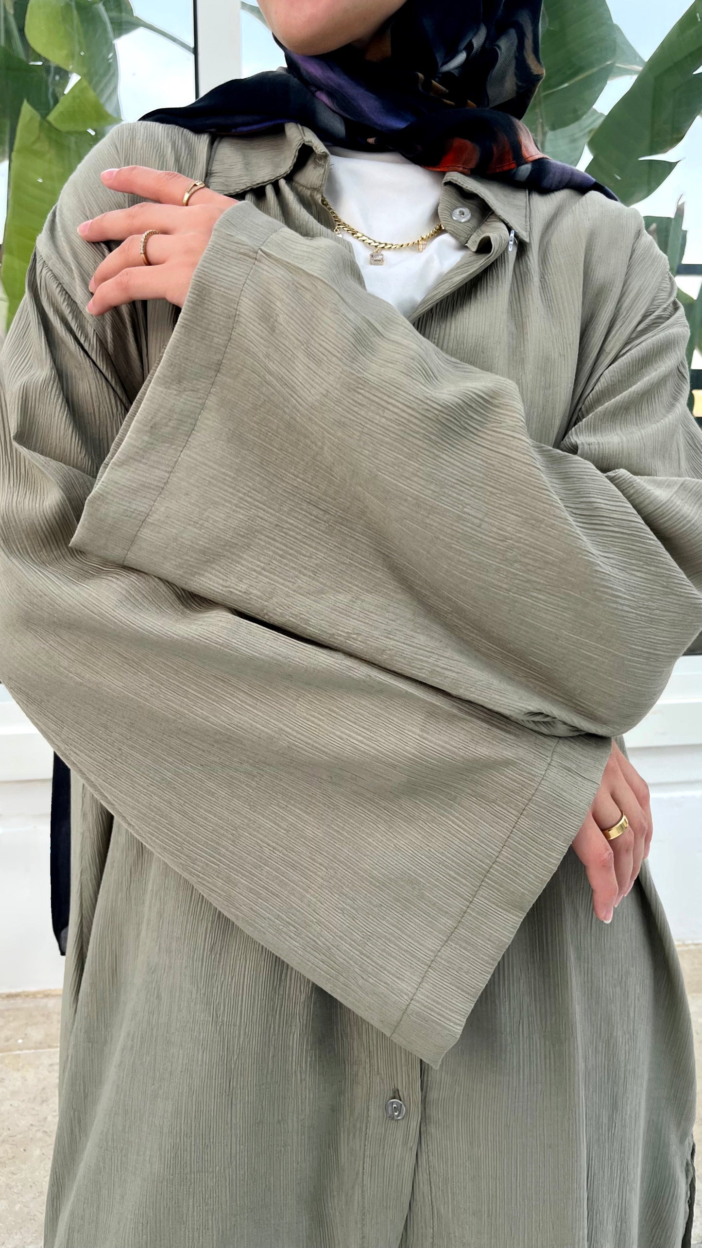 Candy Long Shirt (Olive )