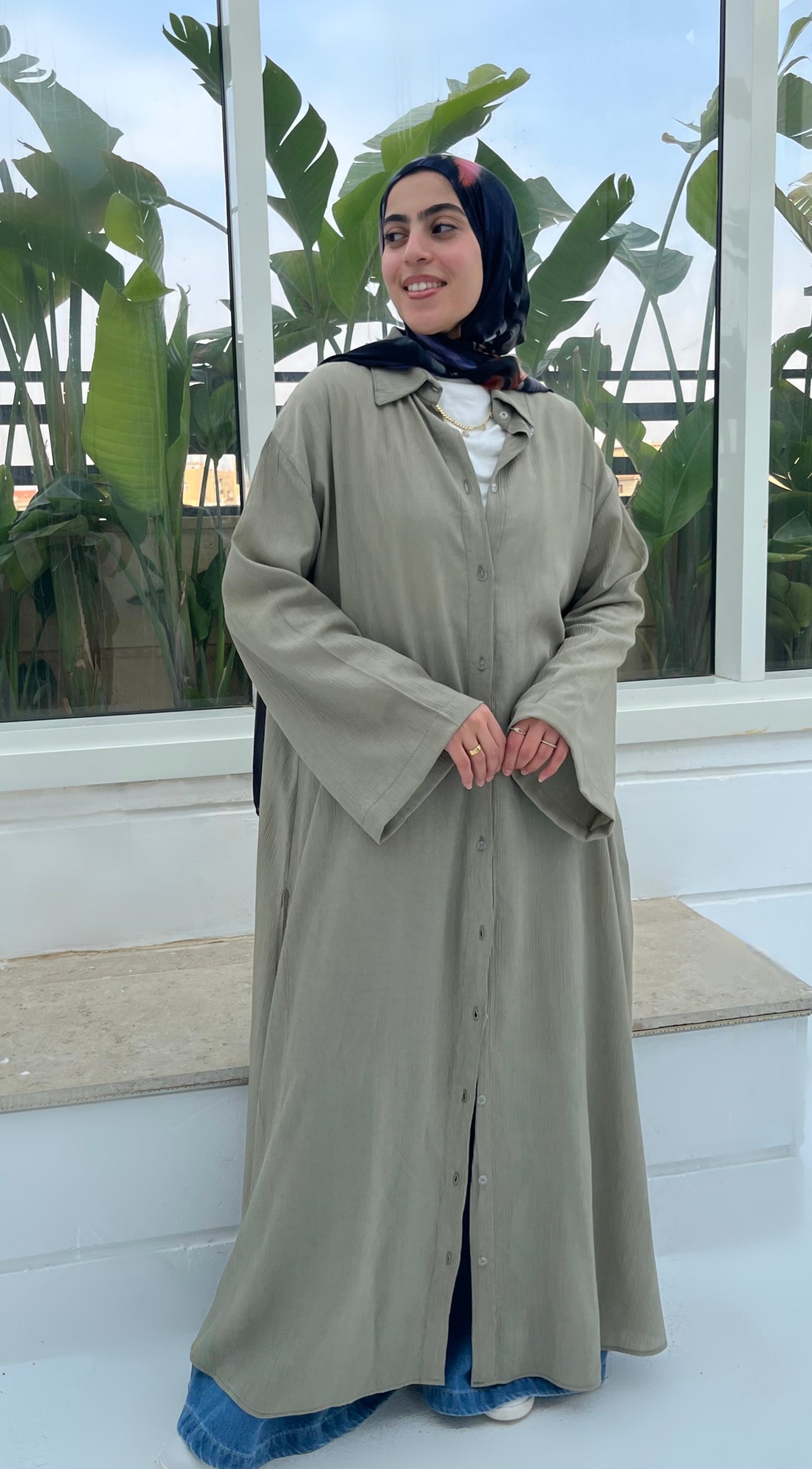 Candy Long Shirt (Olive )