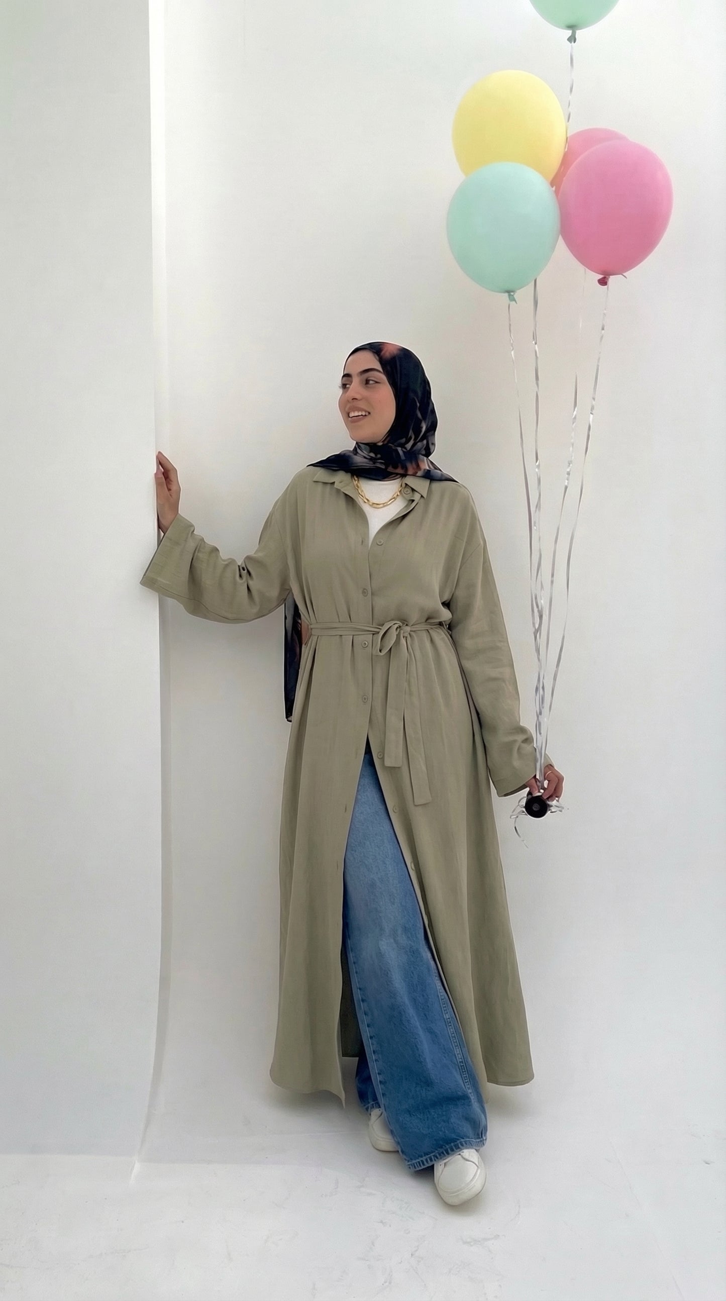 Candy Long Shirt (Olive )