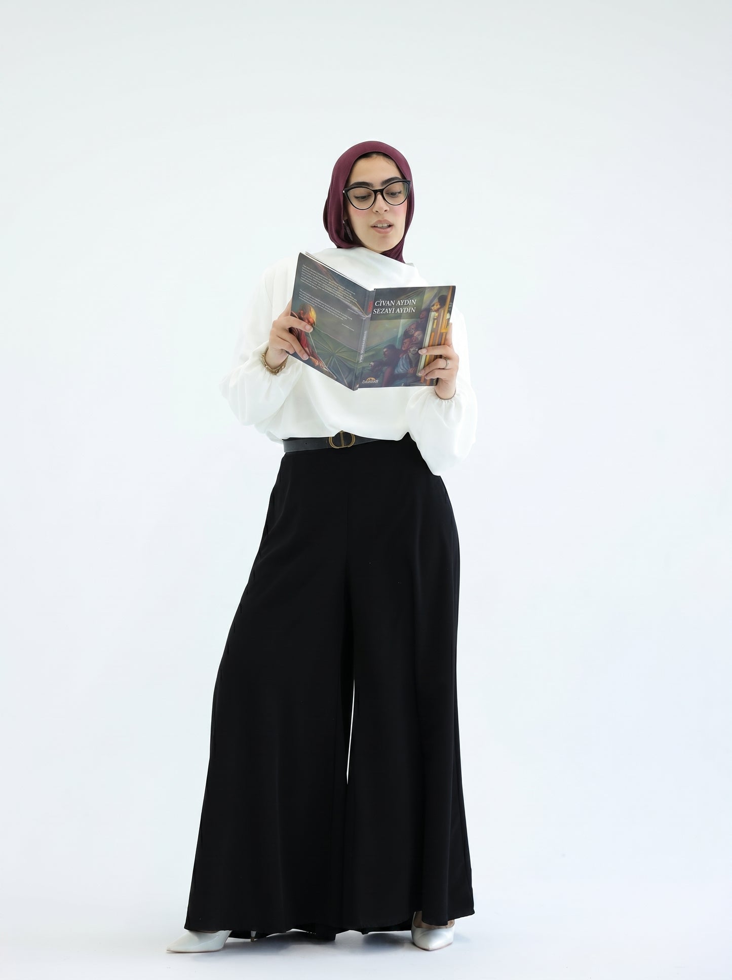 Black Wide-leg