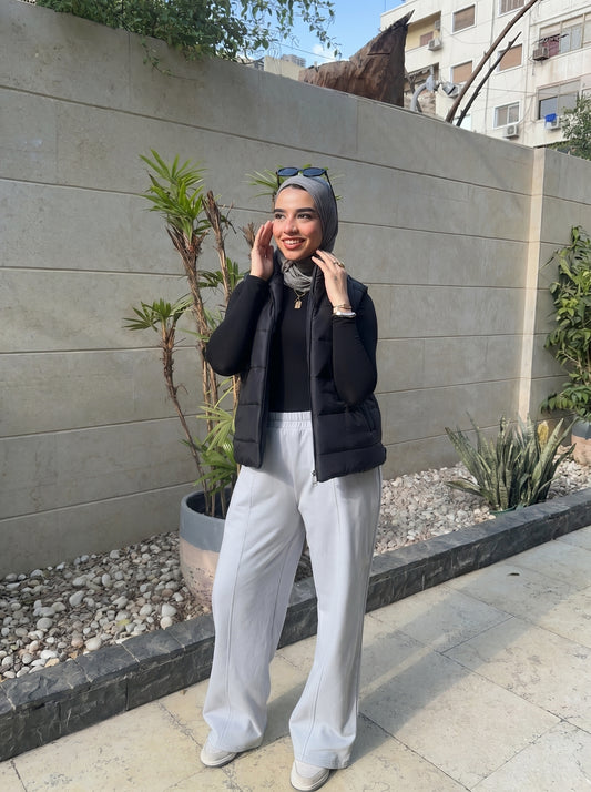 Cozy wide leg ( Gery)