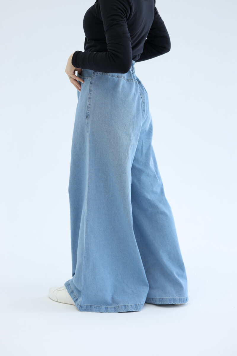 Denim Wide-leg pants