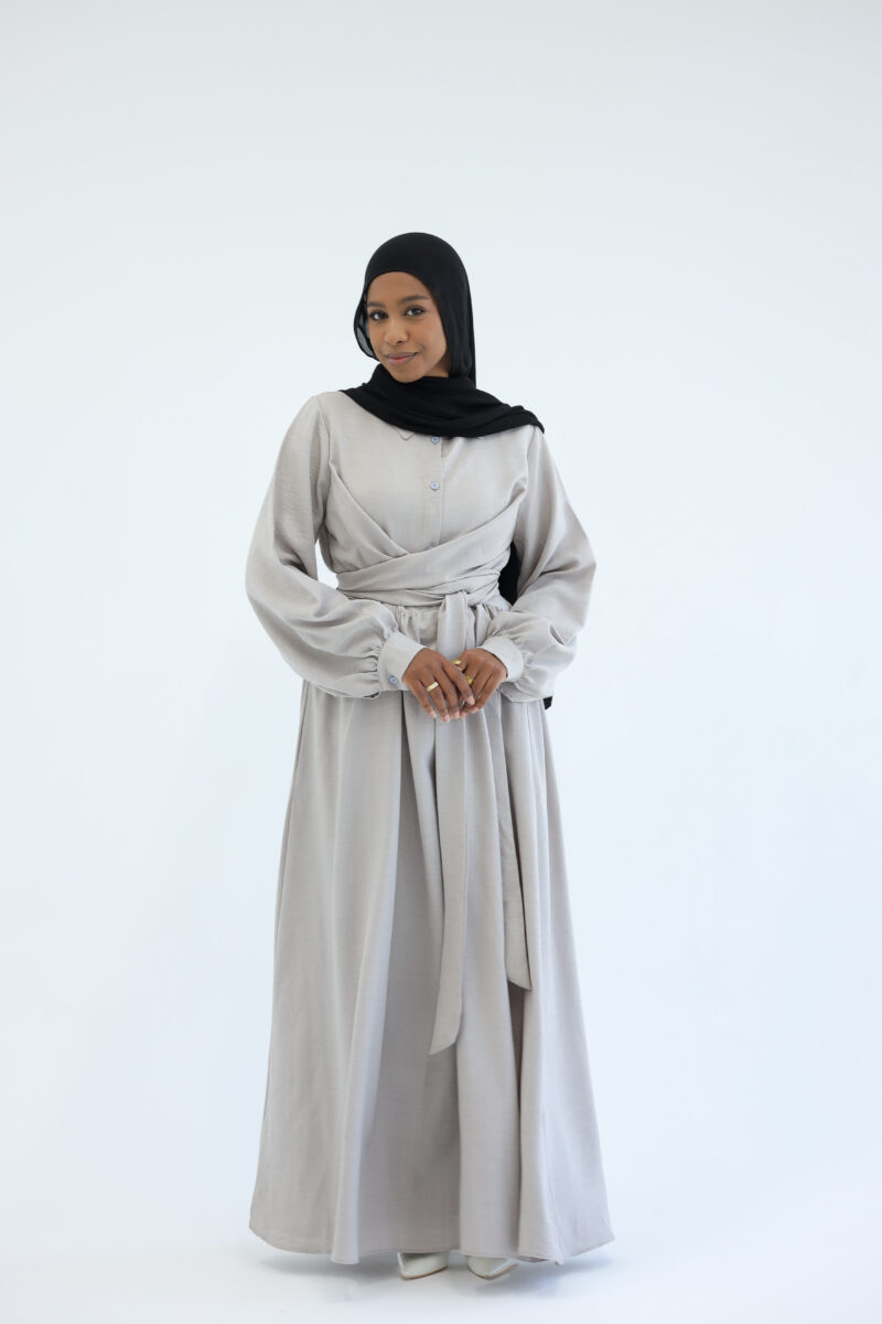 linen Dress (gray)