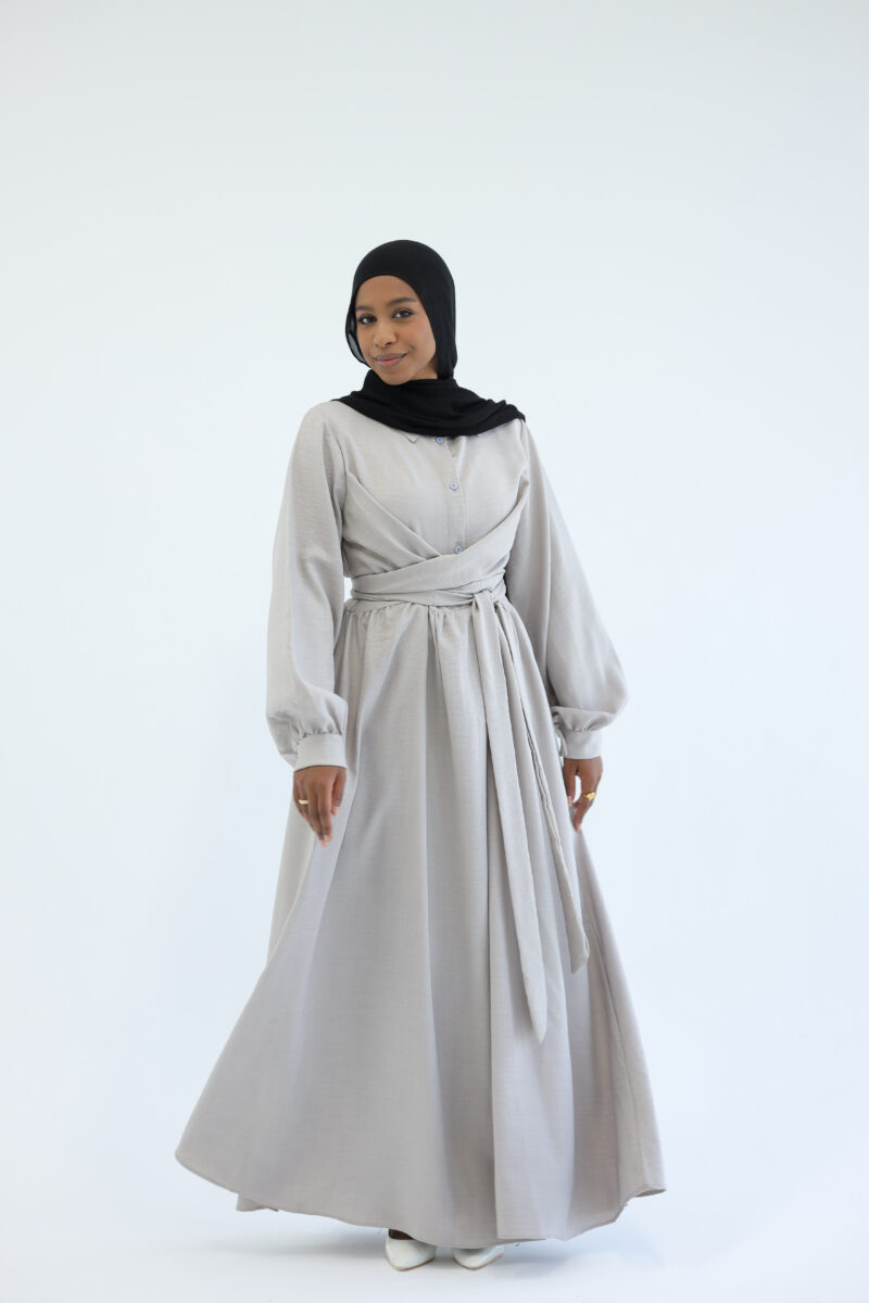 linen Dress (gray)